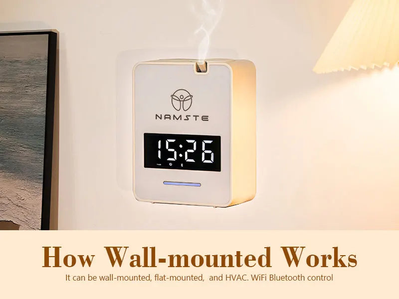 WiFi Bluetooth aromaterapeutický difuzér 300 ml pro velké prostory