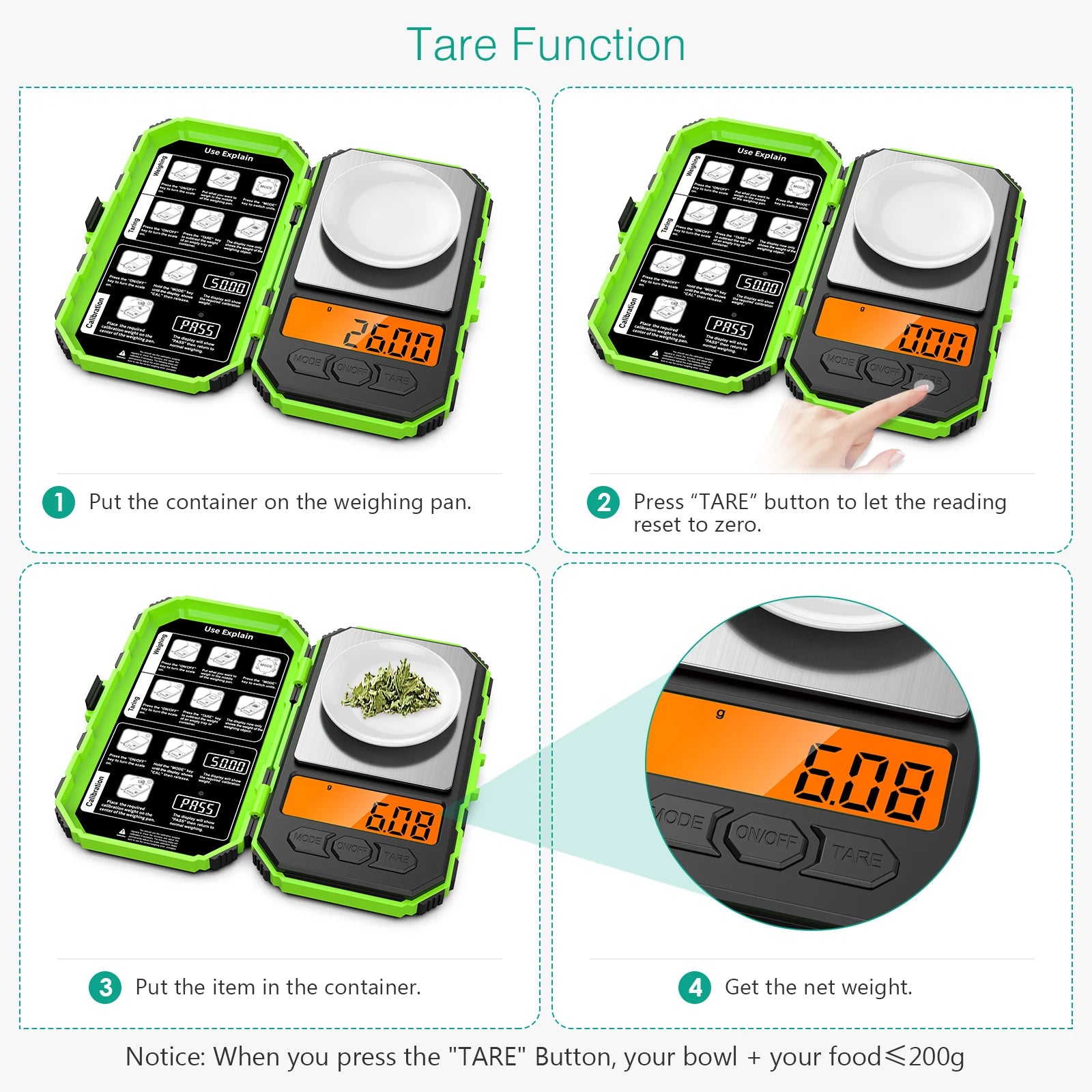 Mini Digital Precision Scale 0.001g Accuracy Pocket Weighing Tool