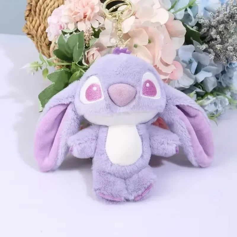 Stitch Plush Keychain – Cute Cartoon Bag Charm
