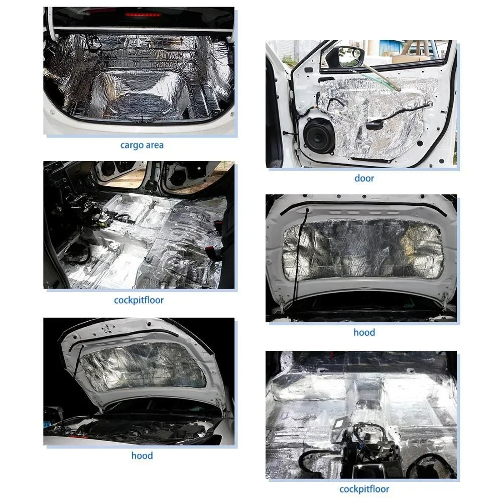 Car Sound Deadener and Thermal Insulation Mat 50x200cm 5/10mm
