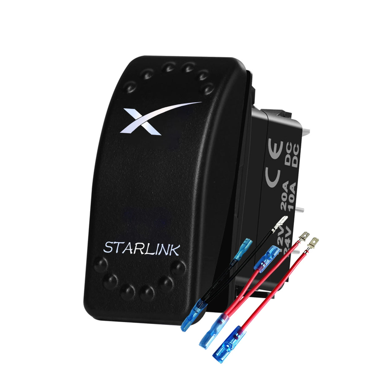 Starlink-Labelled Rocker Switch and Mounting Panel Options
