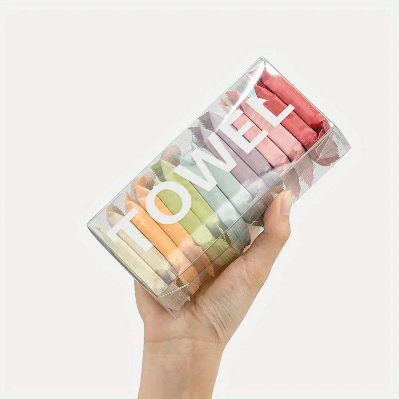 14pcs Compressed Disposable Face Towels for Travel and Daily Use