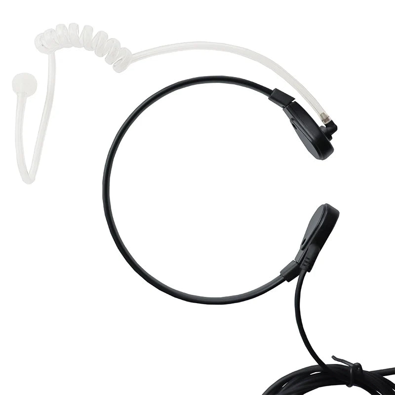 Grlo-mikrofon i earpiece za radio s PTT-om