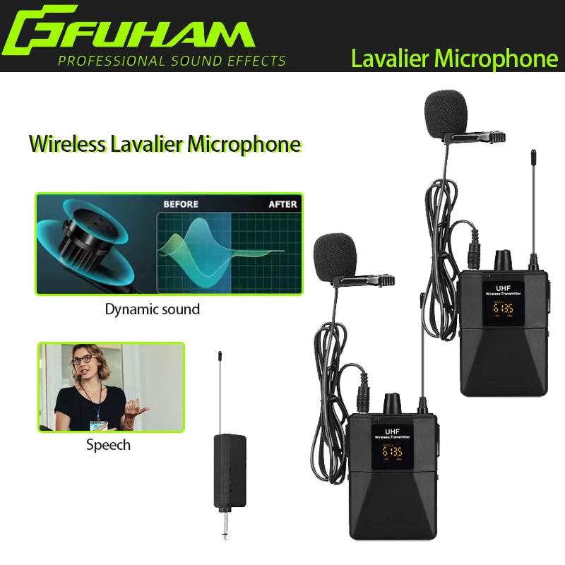 Wireless Speech Microphone Kit with Receiver