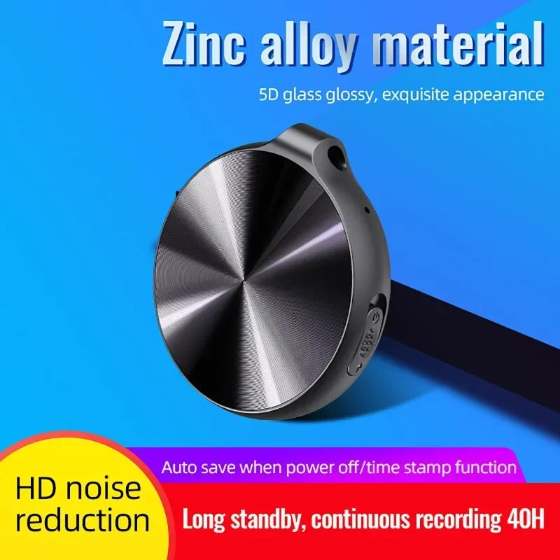 64GB Mini Voice Recorder 4GB 8GB 16GB HD Noise Reduction Audio Record Activated Portable Dictaphone Support OTG MP3 Player