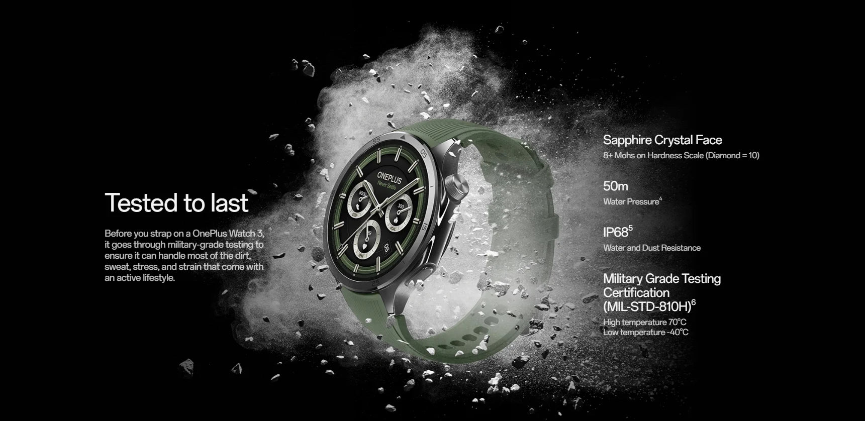 OnePlus Watch 3 Pametni sat s LTPO AMOLED zaslonom