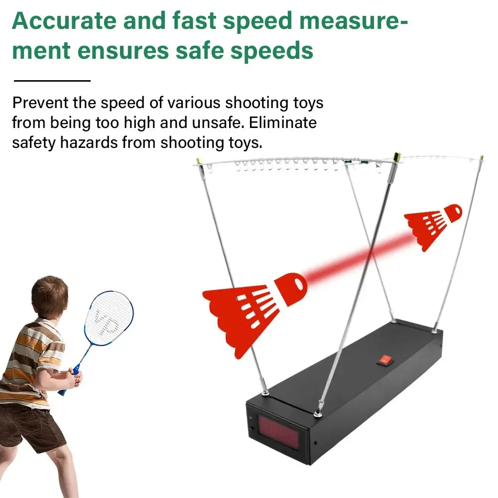 High Precision Chronograph 30-9999 FPS for Shooting Sports with Velocimetry Function for Slingshot and Bow Velocity Measurement