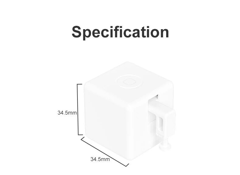 Zigbee Bluetooth chytrý dotykový Fingerbot Plus tlačítko tlačítkář