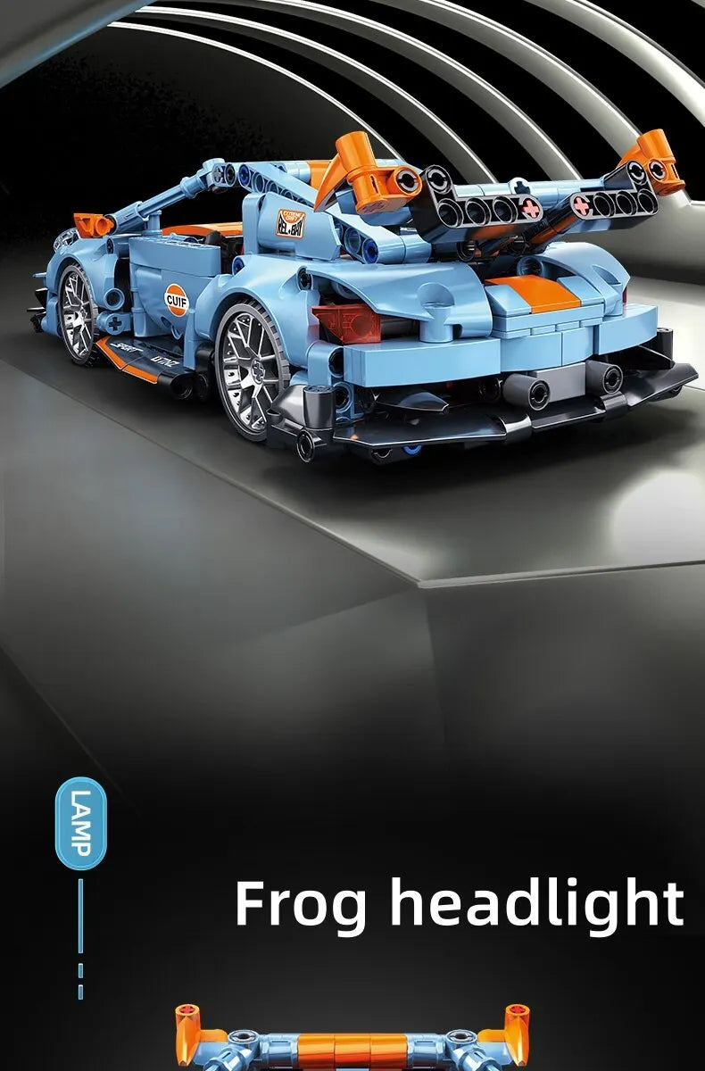 Építőkockák Város Sebesség Autó Ünnepi Ajándékozás Versenyjármű Kockák Szuper Versenyzők Téglák Játékok Gyerek Fiú Születésnap Gyerek Ajándék