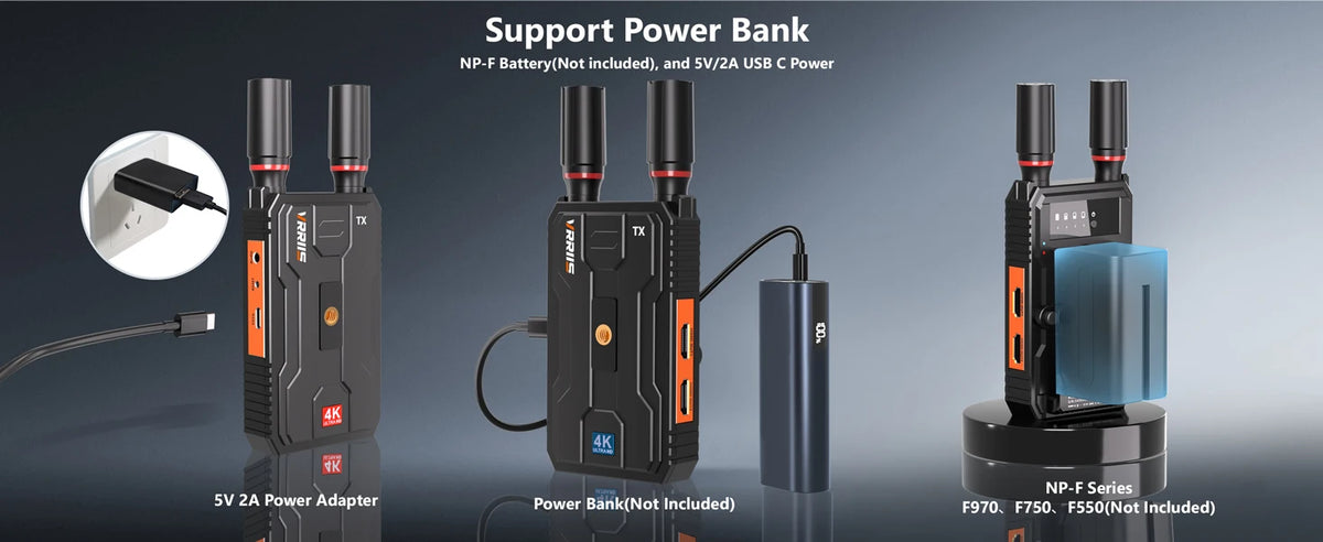 4K Wireless HDMI Transmitter and Receiver Extender Kit