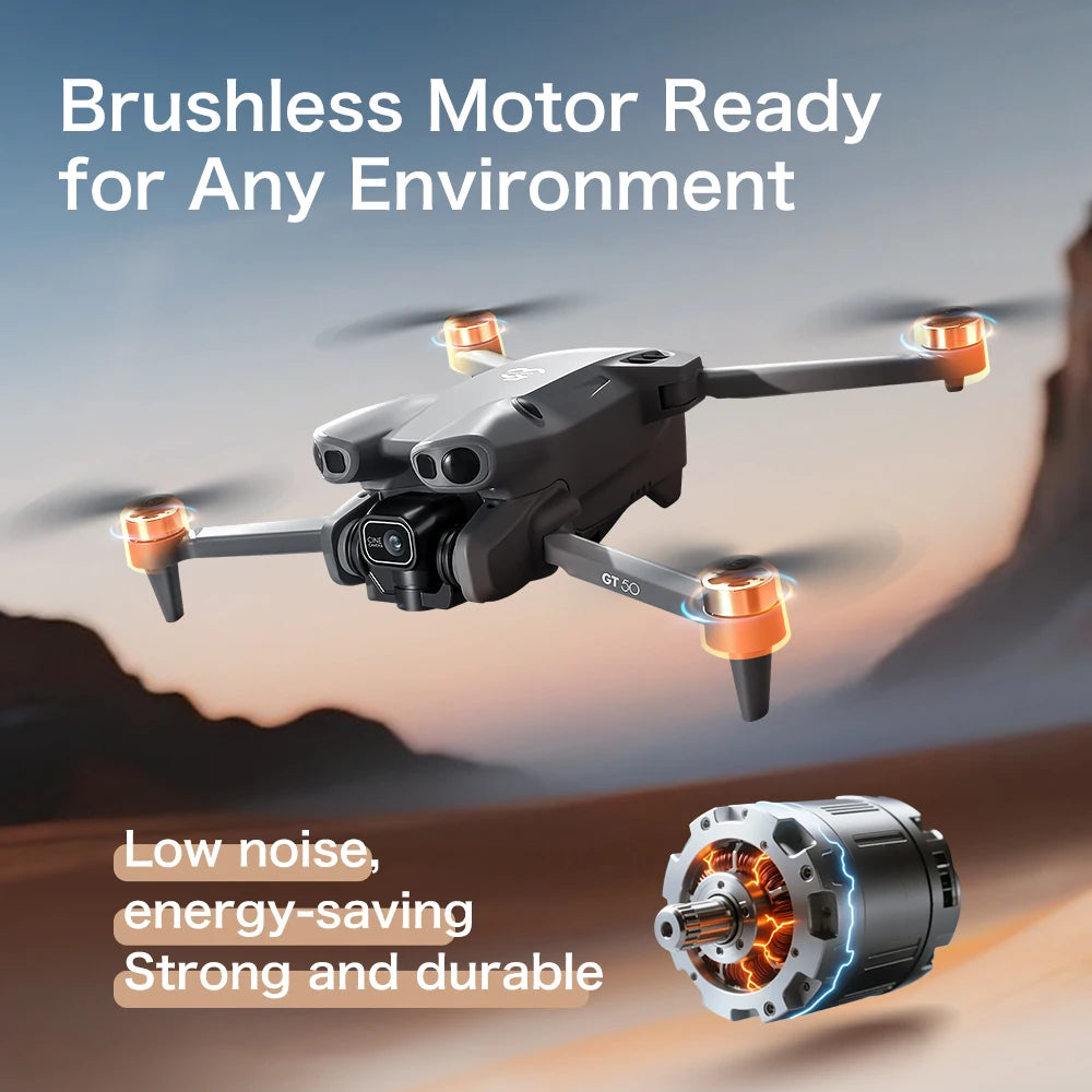 Lenovo GT50 8K Drone with 360° Obstacle Avoidance & 3KM Range