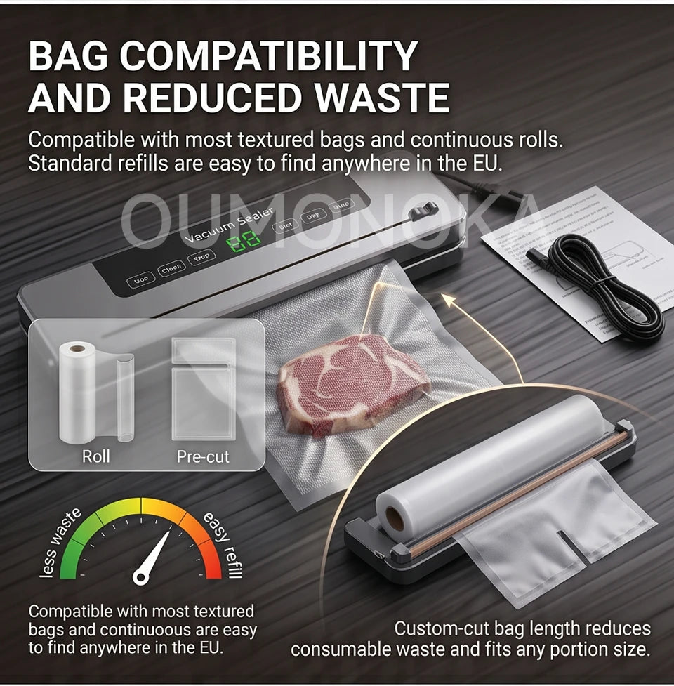 Vacuum Food Sealer - Plug Options
