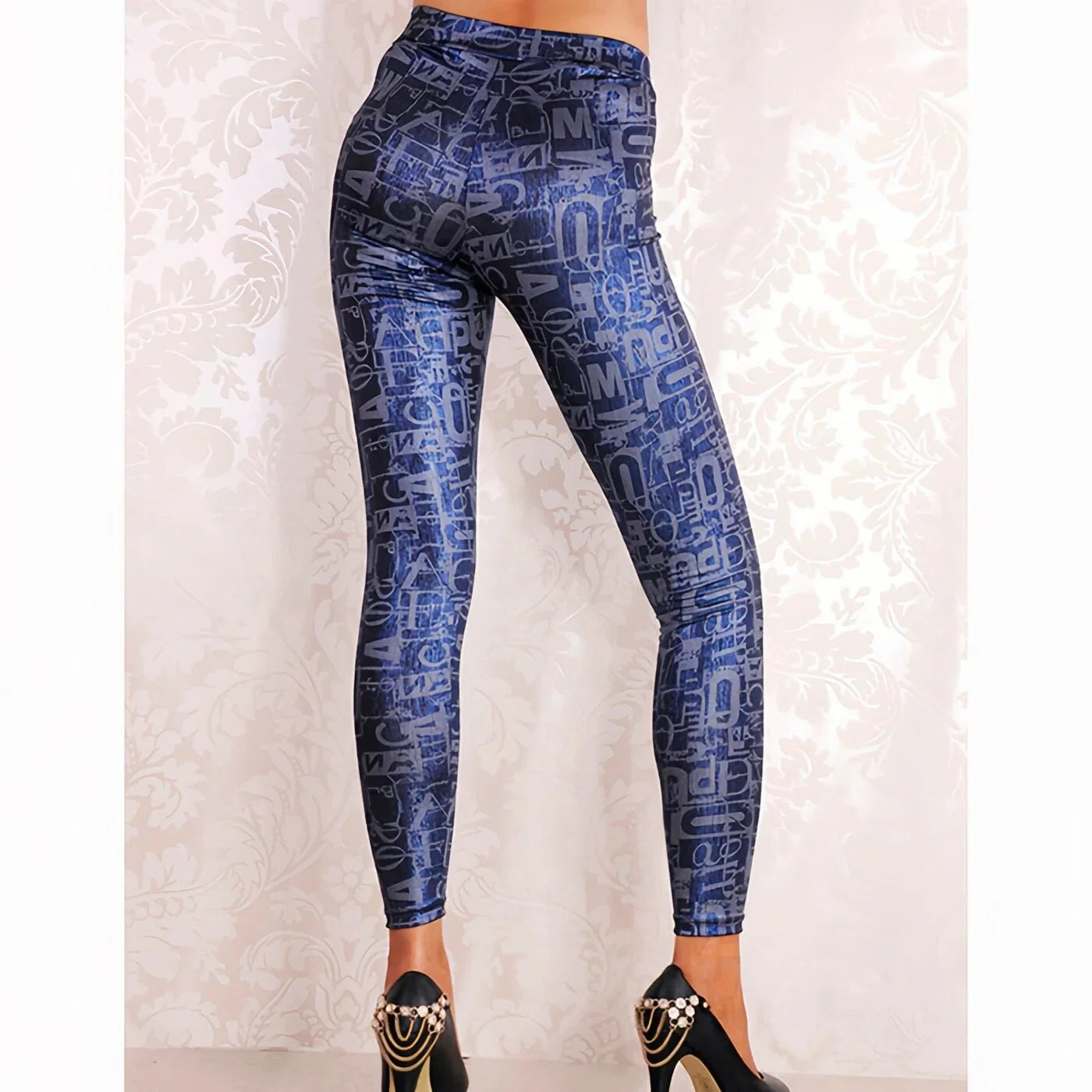 Women's Mid Waisted Casual Leggings for Work, Lounge, Every Day