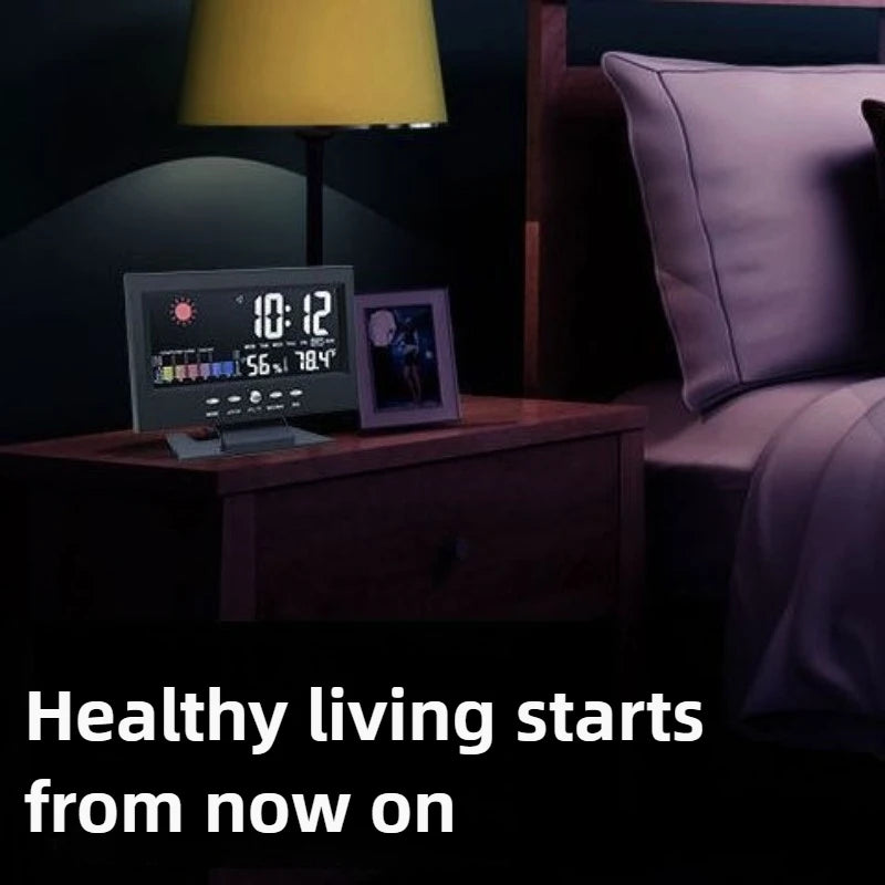 Digital Alarm Clock with Temperature and Humidity