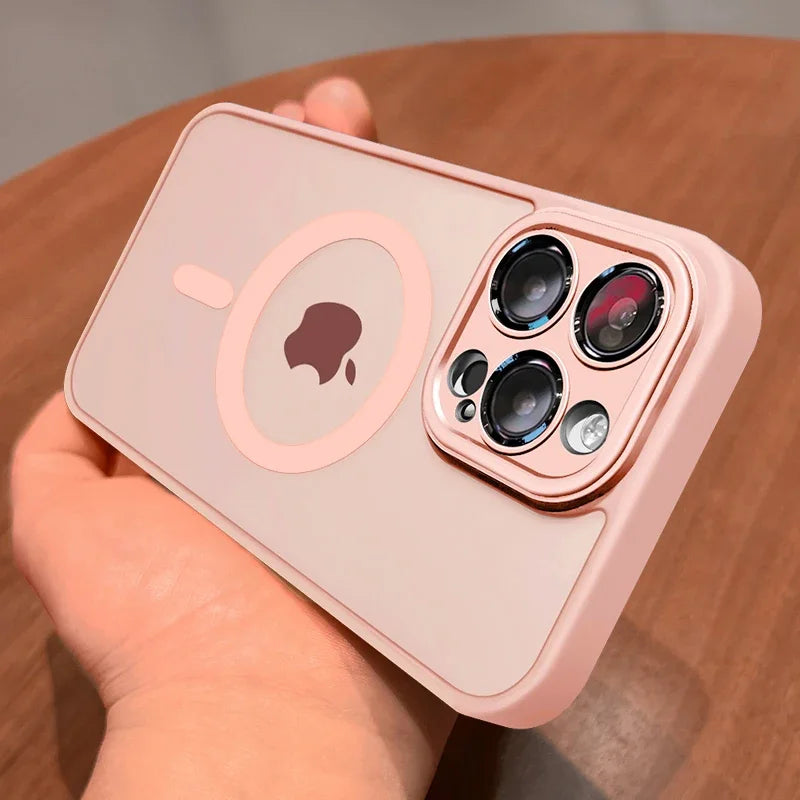 Magnetic Matte Phone Case for Selected iPhone Models