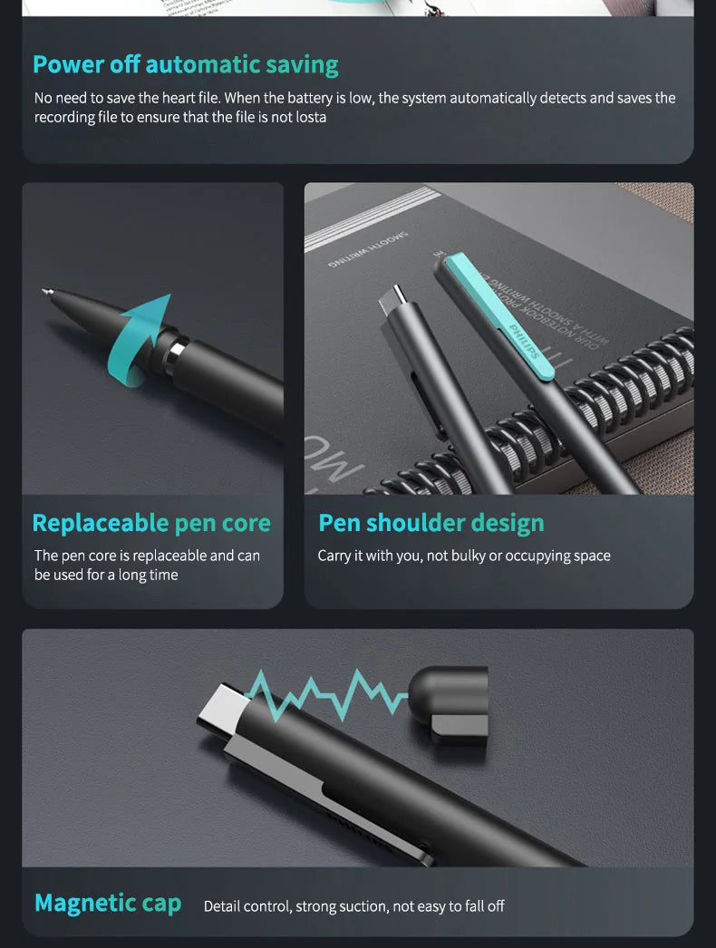 Philips 100% Original Digital Voice Recorder 16GB 64GB Smart Recording Pen Bluetooth VTR5910
Philips 100% Original Digital voiceoptager 16 GB 64 GB Smart optagelsespen Bluetooth VTR5910