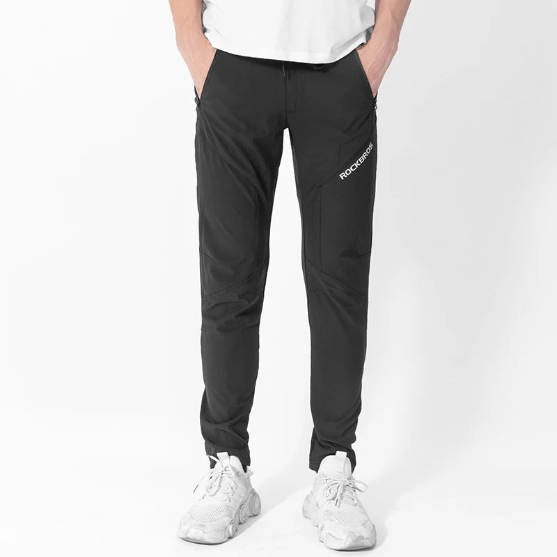 Men’s Cycling Pants with Elastic Waist and Stretch Fit