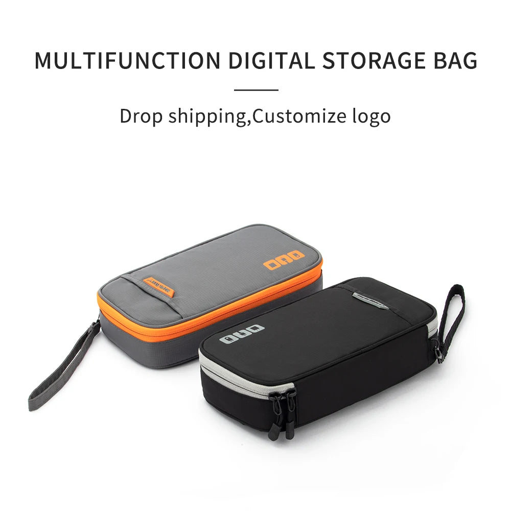 Travel Cable and Electronics Organizer Pouch