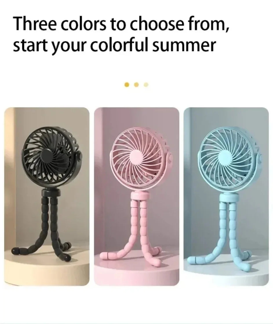 Portable Bladeless Fan for Strollers