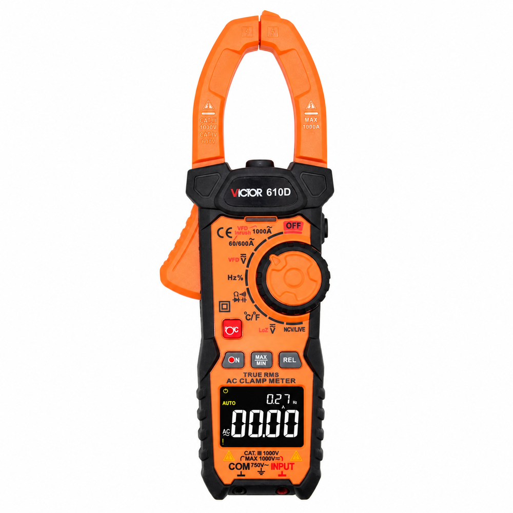 Digital Clamp Meter, 6017 or 610D, AC Current Measurement