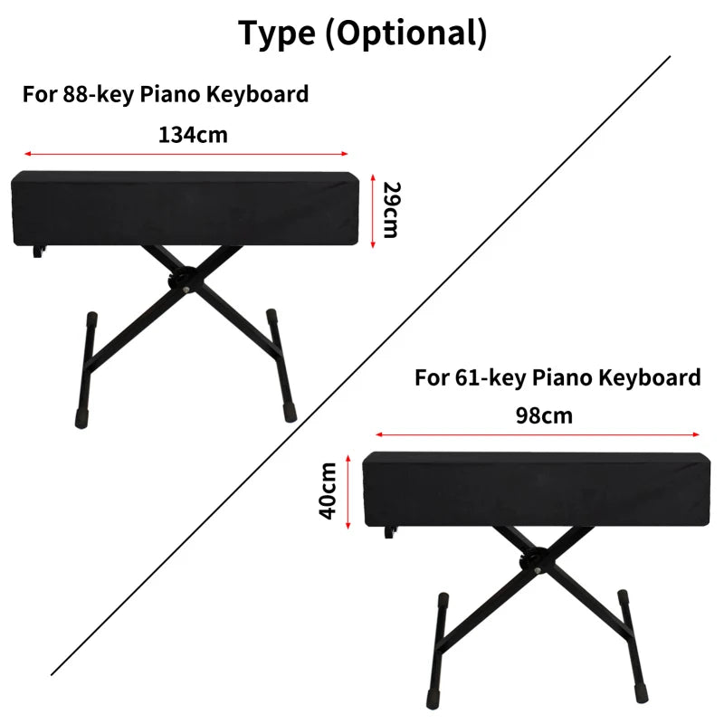Pölysuoja 61- ja 88-koskettimisille digitaalisille pianoille