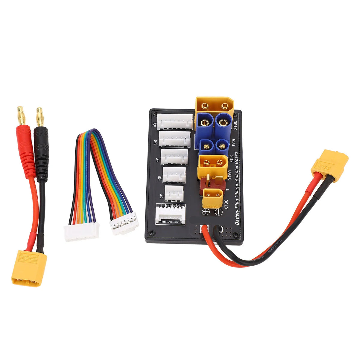 Battery Charger Adapter Board, XT30/60/90, EC3/5 & T Plugs
