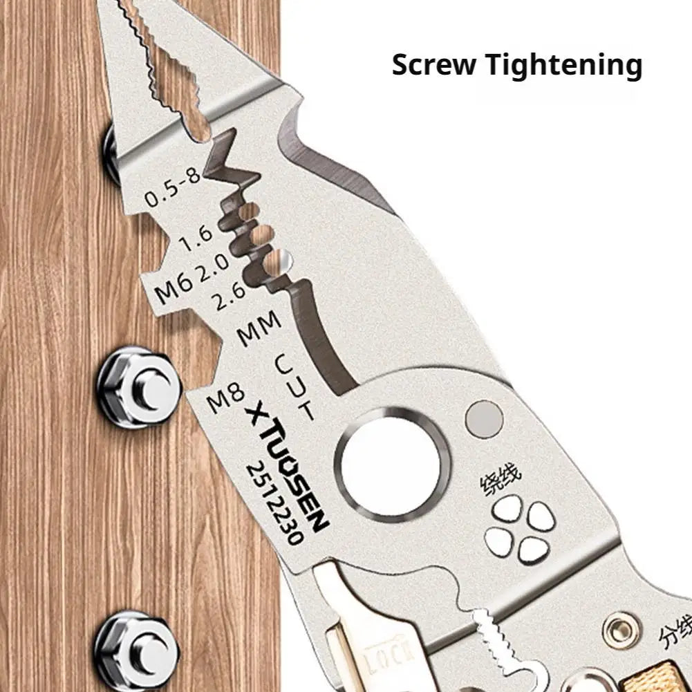 Folding Wire Stripper and Cutter Pliers - Options