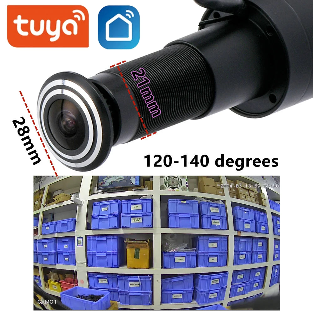 Tuya WiFi Peephole Door Camera 1080P Smart Video Viewer