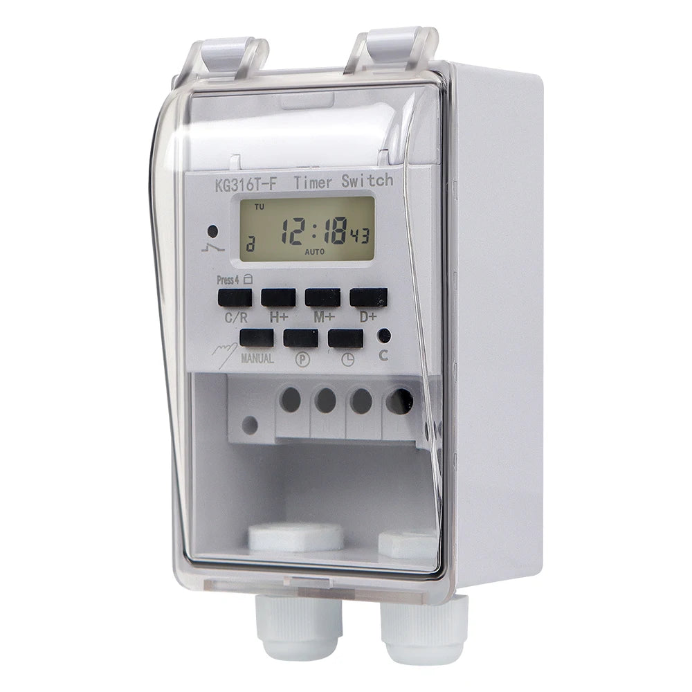 Interruptor temporizador digital KG316T-F, 220V 30A