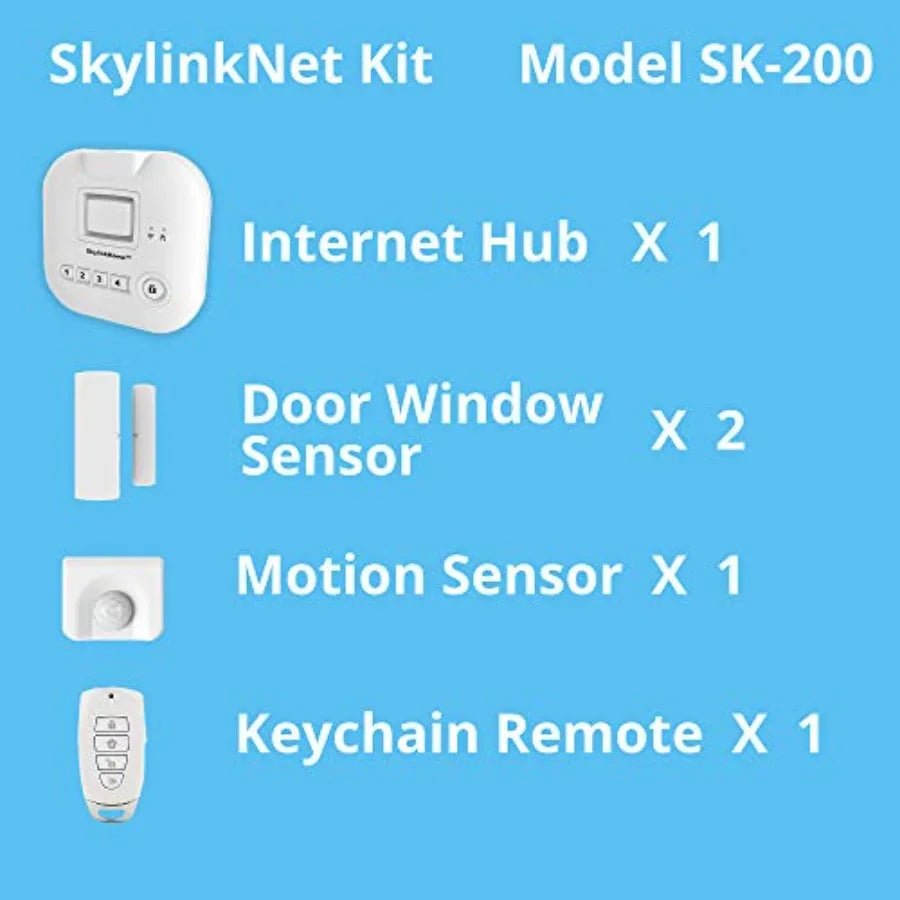 SK-200 Wireless Alarm System for Home Security and Automation