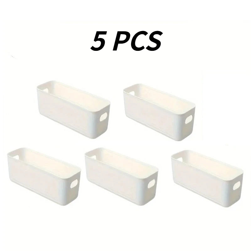 Stackable Rectangular Storage Box for Drawers and Wardrobes