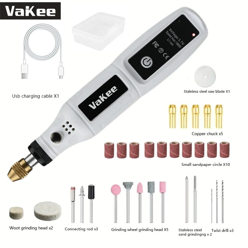 Rechargeable Mini Rotary Tool and Engraving Pen