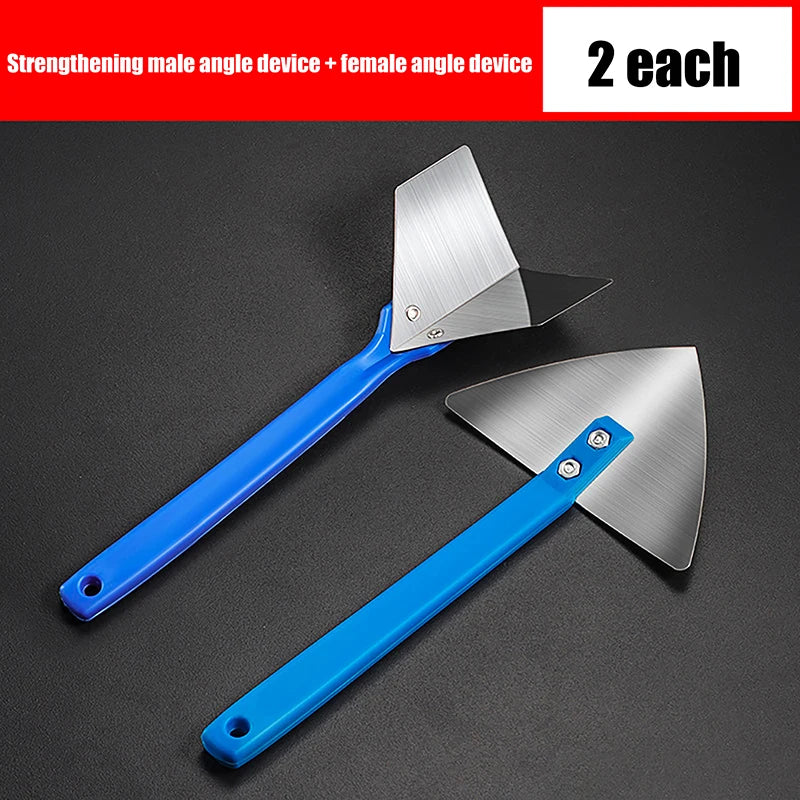 Stainless-Steel Corner and Putty Tool - Style Options