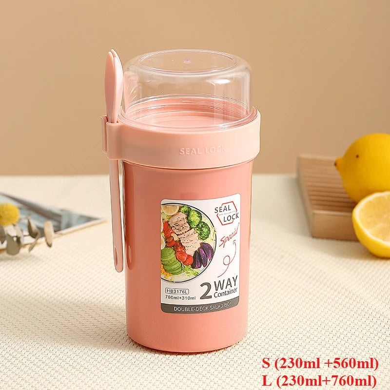 Two-Part Salad and Breakfast Cup, S/L Options