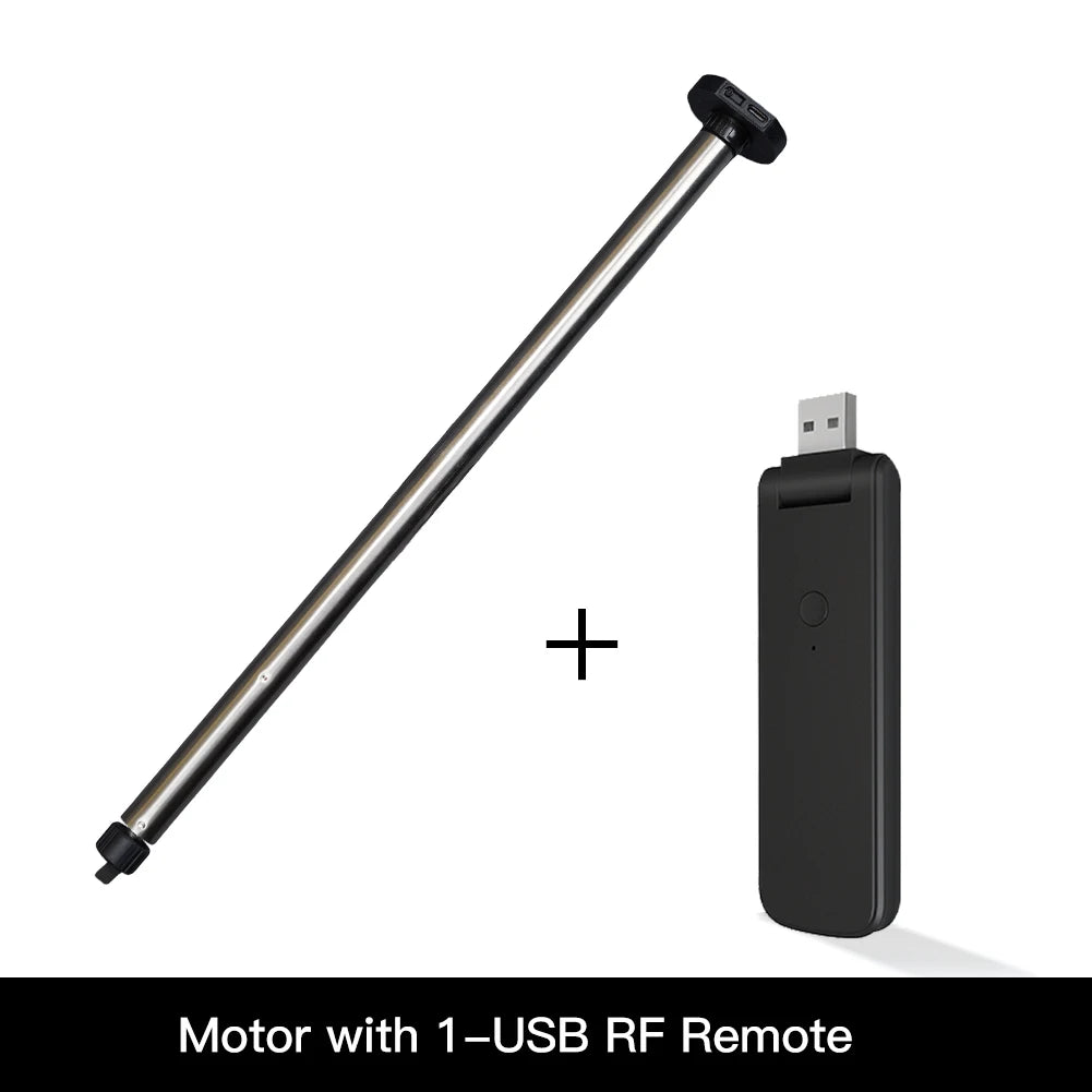 Moteur de store enrouleur rechargeable AM15 - Options de tube