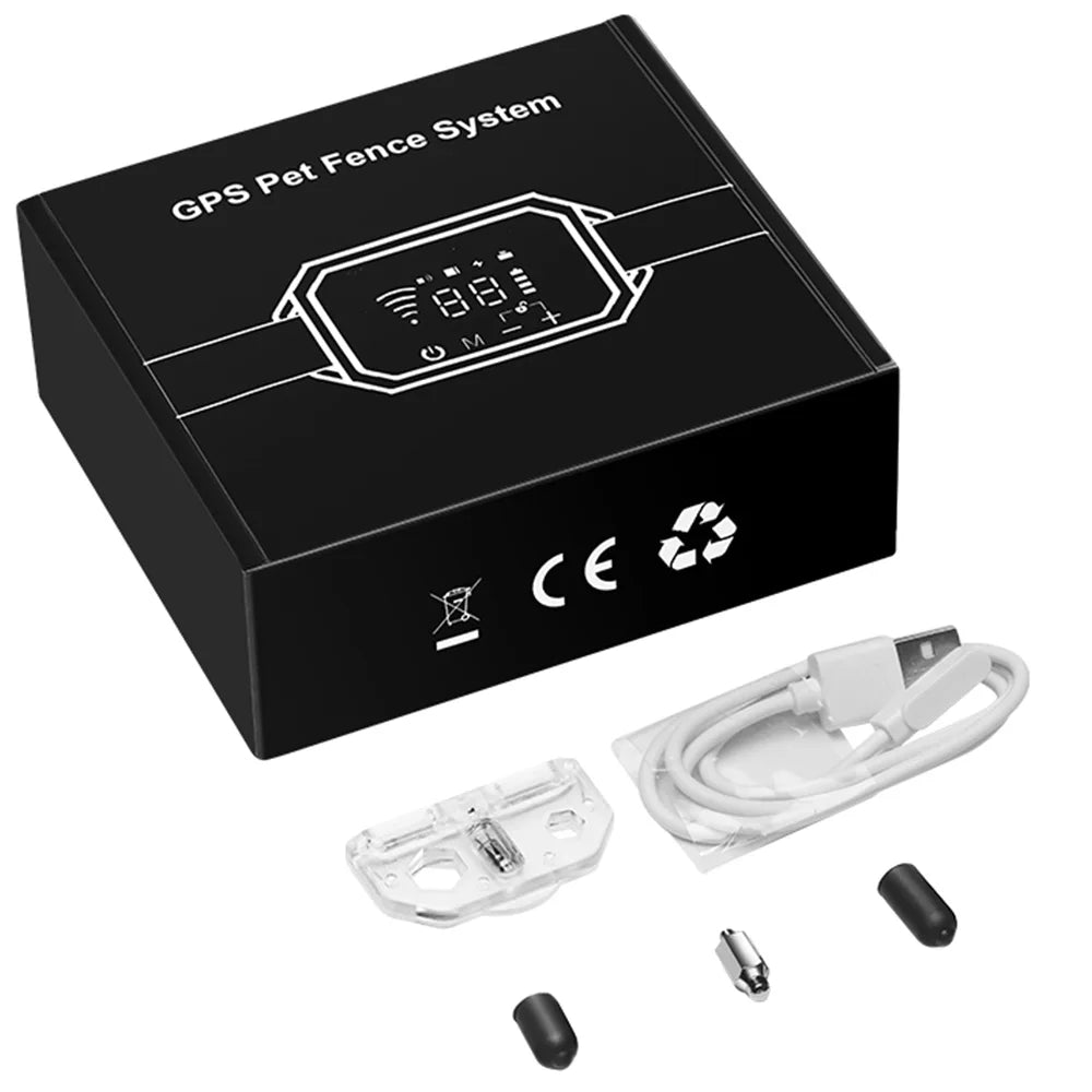 GPS Wireless Dog Fence Collar with 100–3300 ft Adjustable Range