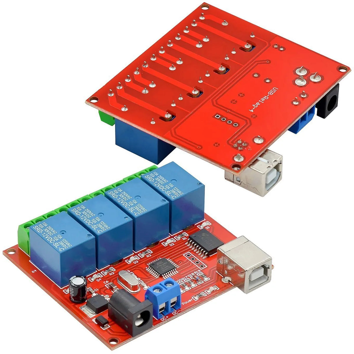 Modulo di controllo relè USB per PC e domotica