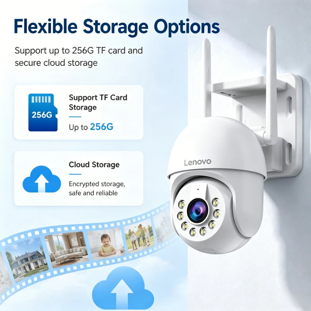 4K PTZ WiFi Outdoor Security Camera with Auto Tracking