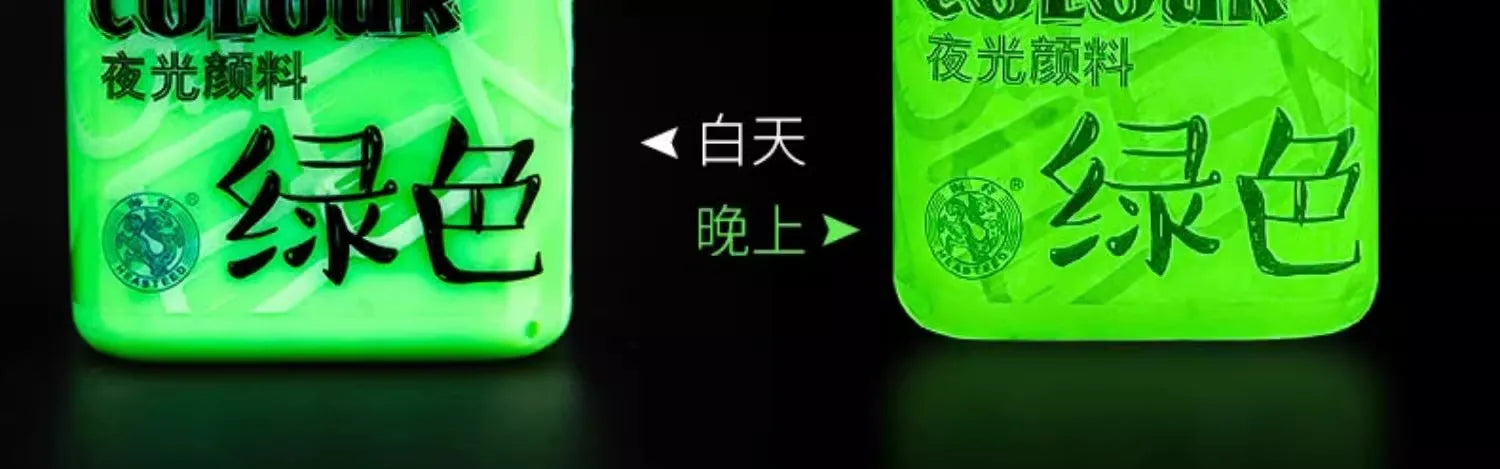 58ML fluorescerende akrylpigment – lyser i mørke