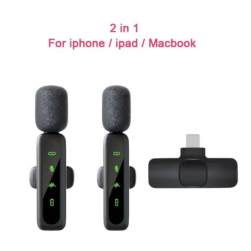 Wireless Lavalier Microphone - Phone Connector Options