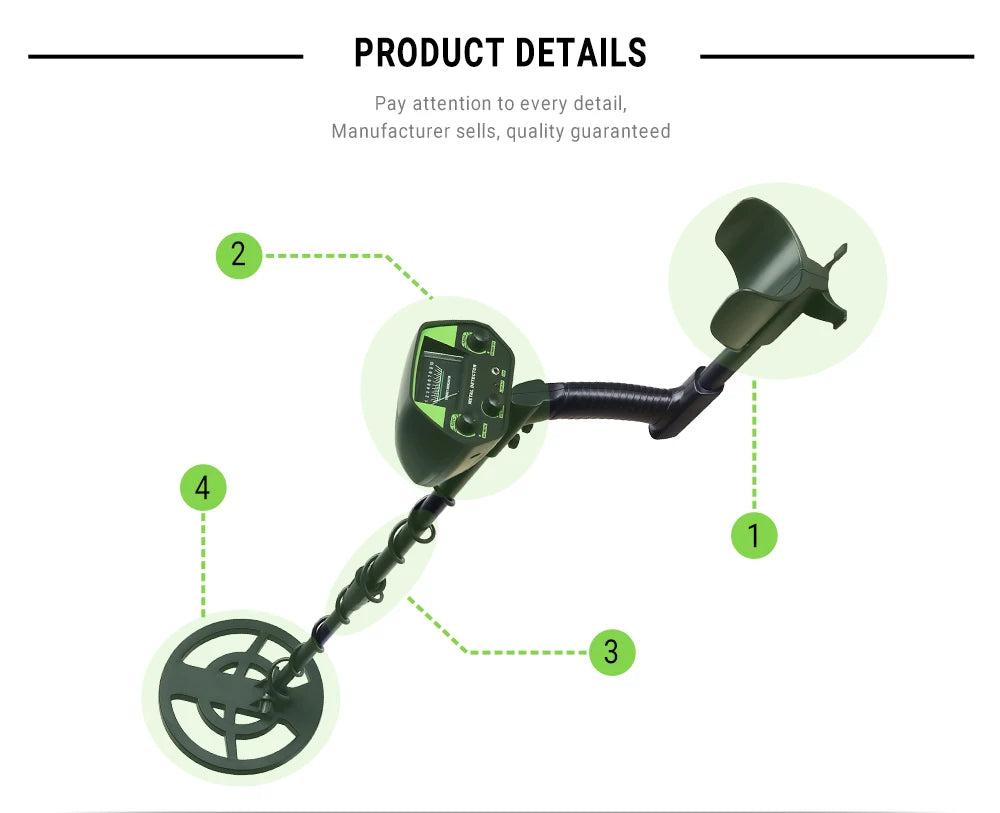 Underground Metal Detector GTX5030H GTX5030 Treasure Hunter Gold Circuit Metales HOT SALE Detecting Gold, Coin, Treasure Hunting