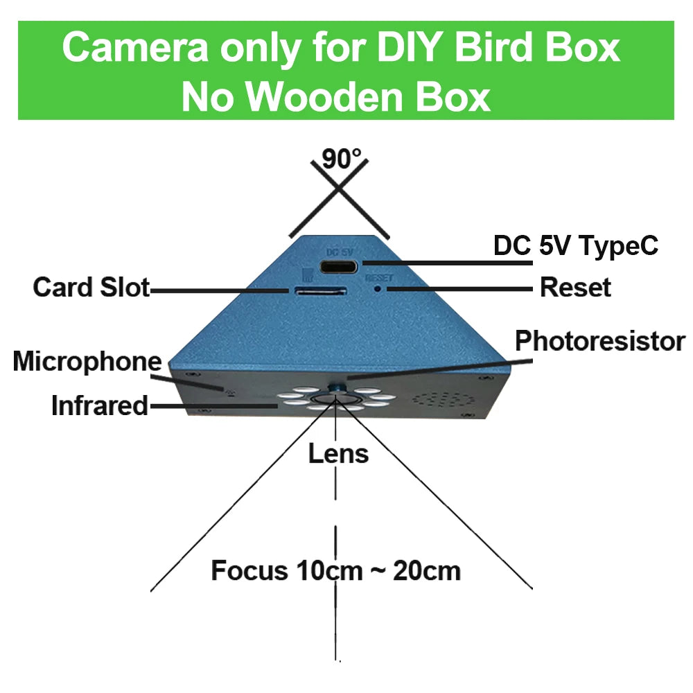 Wi-Fi Birdhouse Camera - Card Options