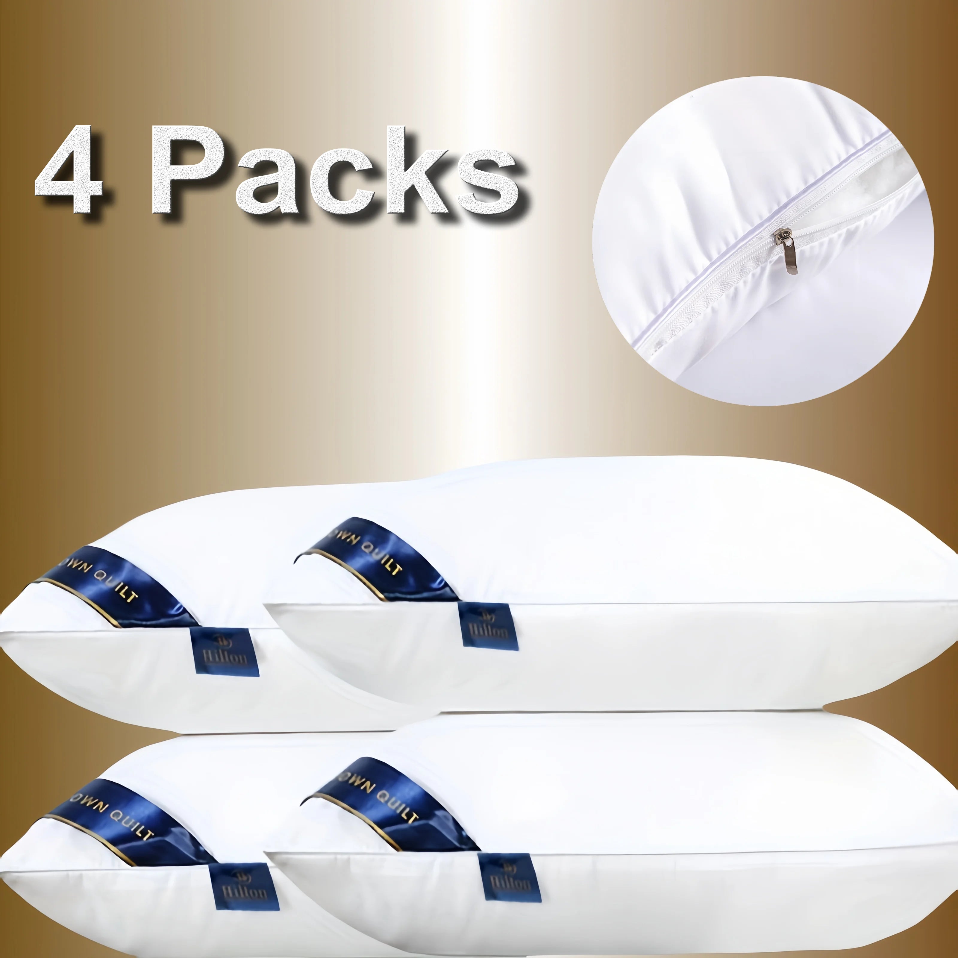 Memory Foam Cotton Pillow for Comfortable Deep Sleep Support