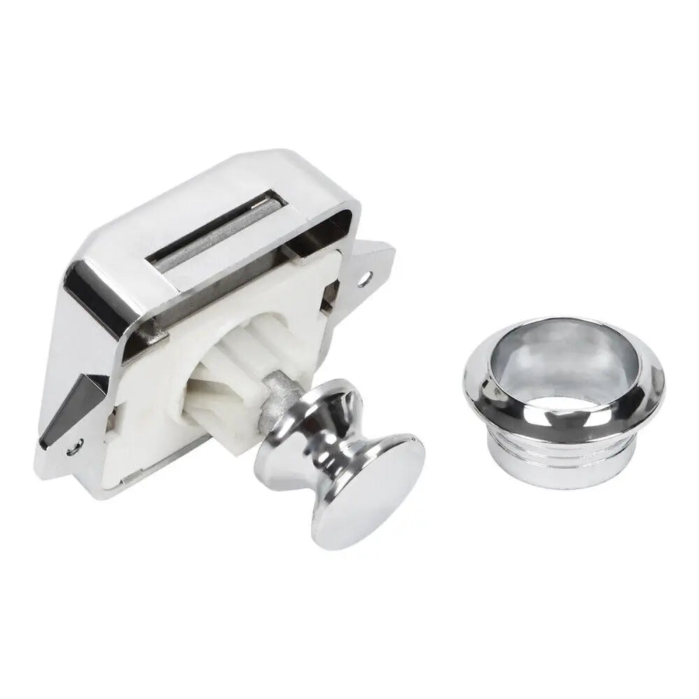 5-Pack Push Button Cabinet Lock for Boat, Caravan and Motorhome – Furniture Catch