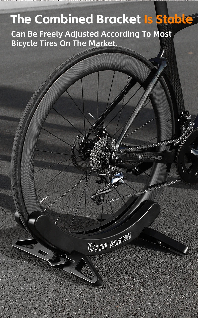 WΓΕΣΤ BIKING Ρυθμιζόμενο Στήριγμα Ποδηλάτου στο Δάπεδο