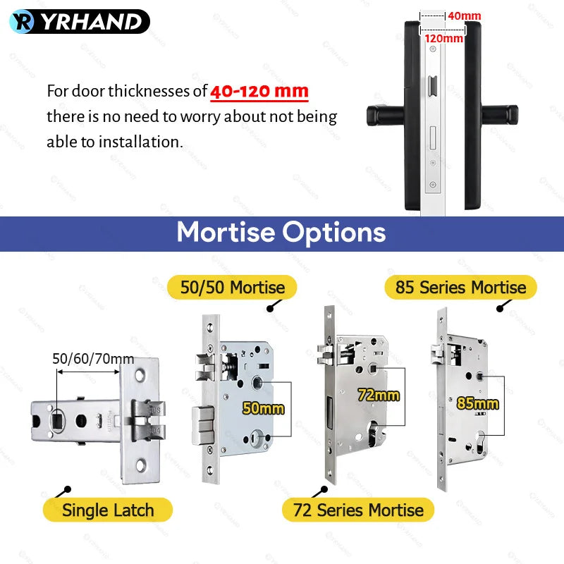 Fingerprint and Code Electronic Door Lock