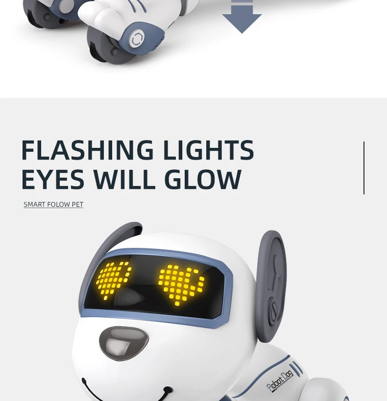 Programmable Robot Dog Toy with Remote Control and Stunt Moves