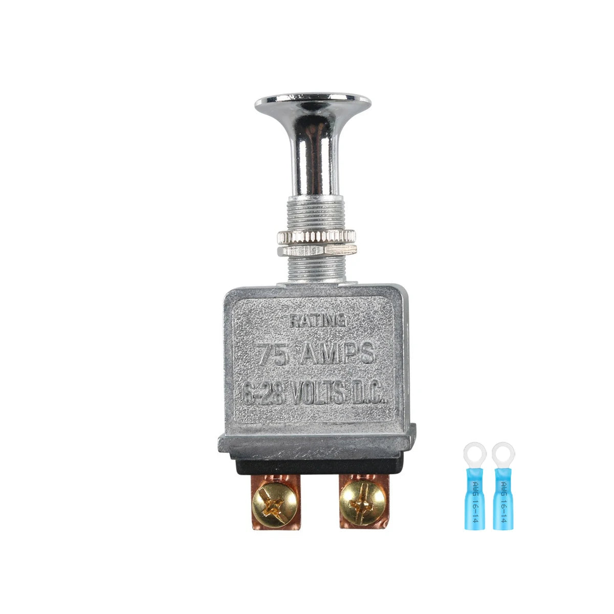 Push-Pull On/Off Switch for DC Circuits