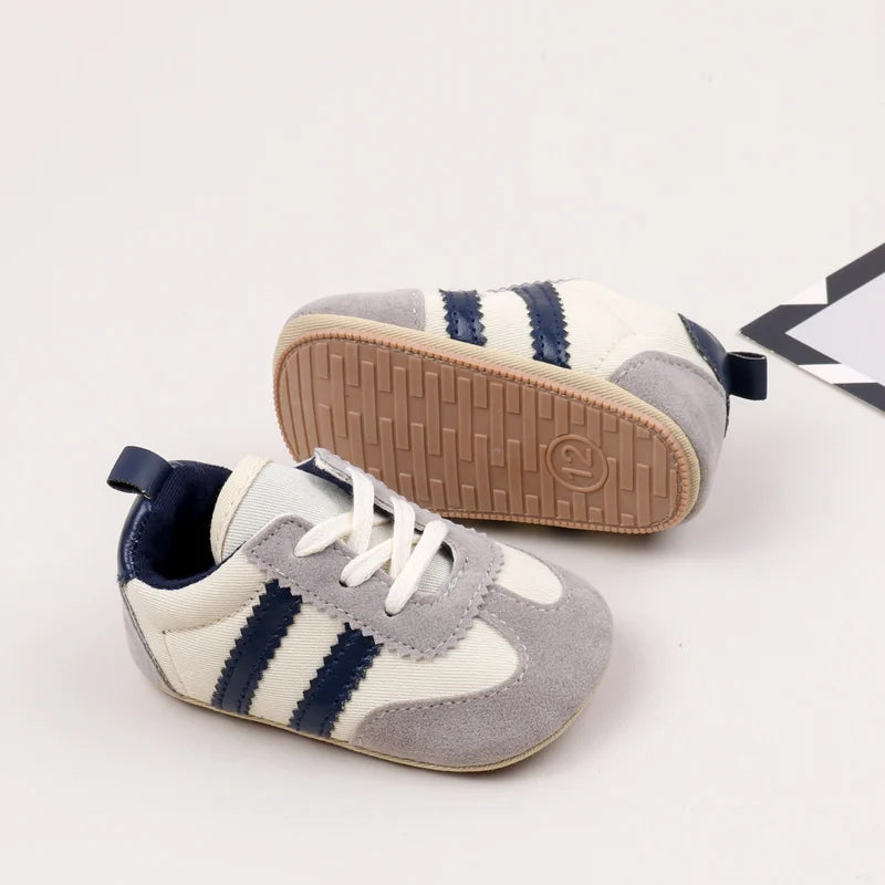 Baby Casual Sports Shoes with PVC Sole