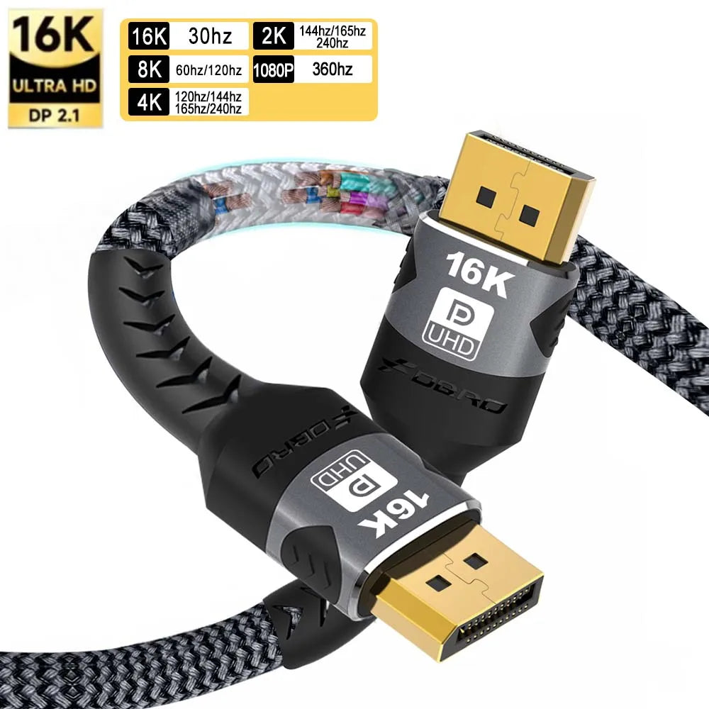 DisplayPort 2.1 Cable - Length Options